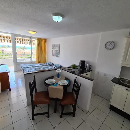 Borinquen 2 Only 280 Meters To The Beach, Balcony With Sea View, Heated Pool, Wifi Playa de las Américas
